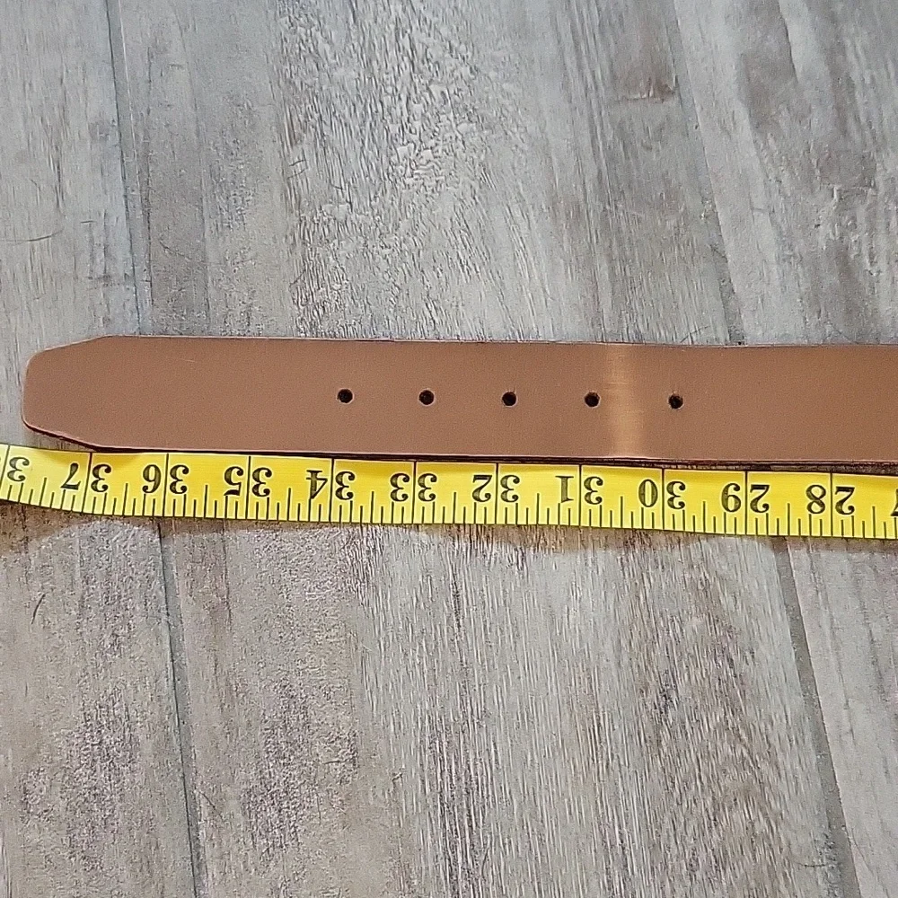 J. Crew Men's Brown Leather Belt Size 30